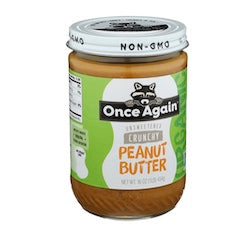 PEANUT BUTTER ORGANIC CRUNCHY + SALT 16 OZ