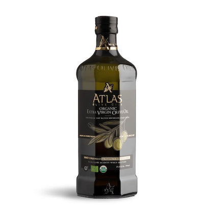 OLIVE OIL, ORGANIC EXTRA VIRGIN, ATLAS, 25.3 OZ